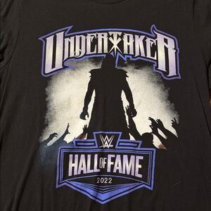 WWE Undertaker Hall of Fame 2022 Black and Purple T-Shirt